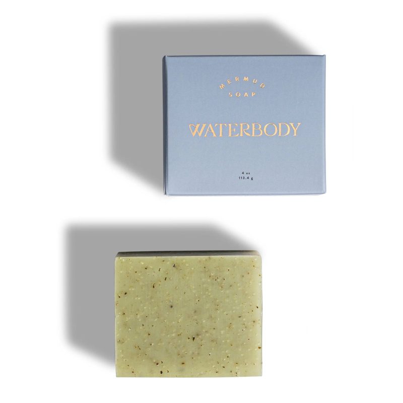 Waterbody Mermud Soap Natural Cleansing Bar Alaskan Kelp Sea Clay Skincare